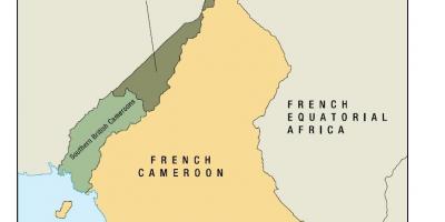 地图我国喀麦隆