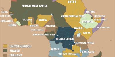 地图上的英国喀麦隆